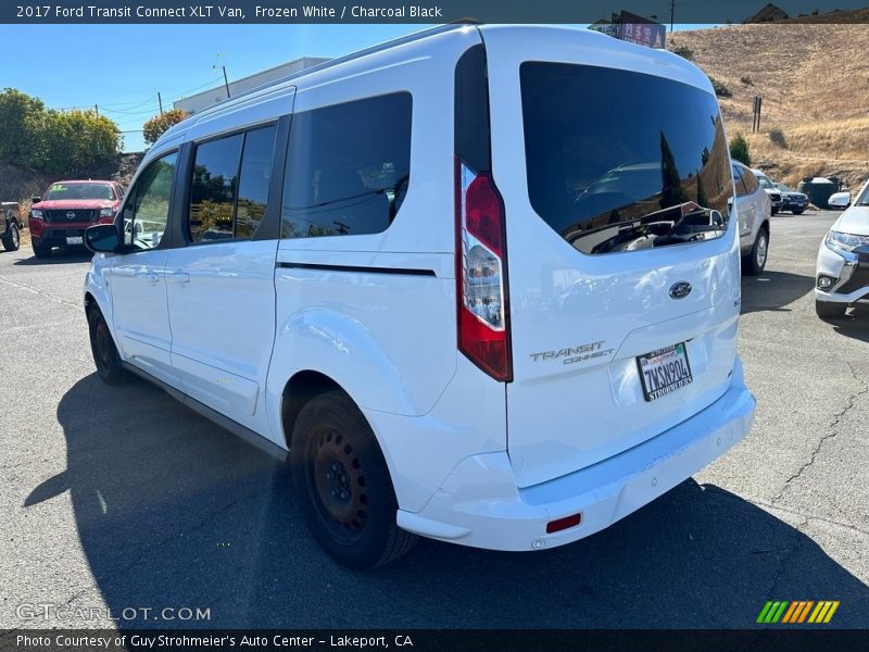 Frozen White / Charcoal Black 2017 Ford Transit Connect XLT Van