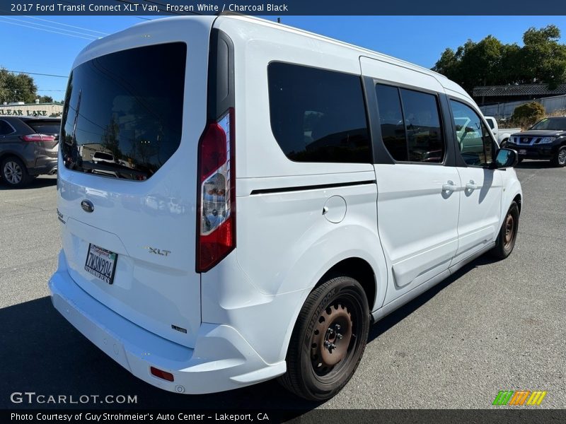 Frozen White / Charcoal Black 2017 Ford Transit Connect XLT Van