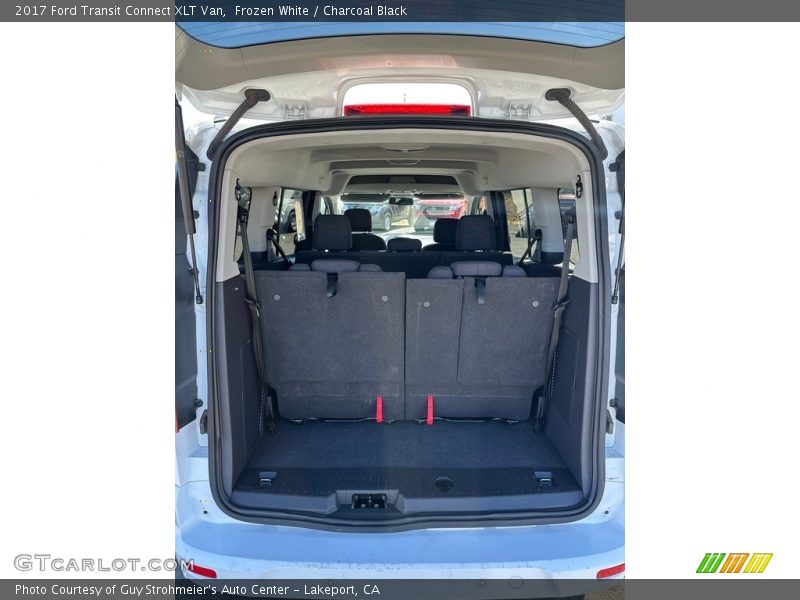 Frozen White / Charcoal Black 2017 Ford Transit Connect XLT Van
