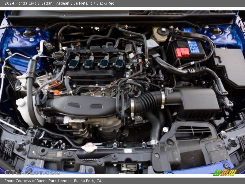  2024 Civic Si Sedan Engine - 1.5 Liter Turbocharged  DOHC 16-Valve i-VTEC 4 Cylinder