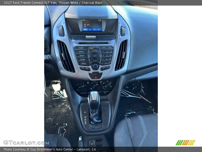 Frozen White / Charcoal Black 2017 Ford Transit Connect XLT Van