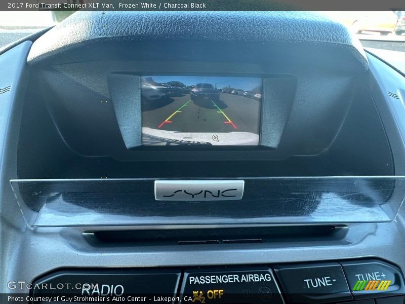Frozen White / Charcoal Black 2017 Ford Transit Connect XLT Van