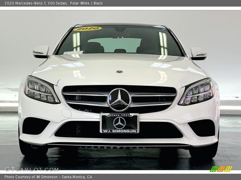 Polar White / Black 2020 Mercedes-Benz C 300 Sedan