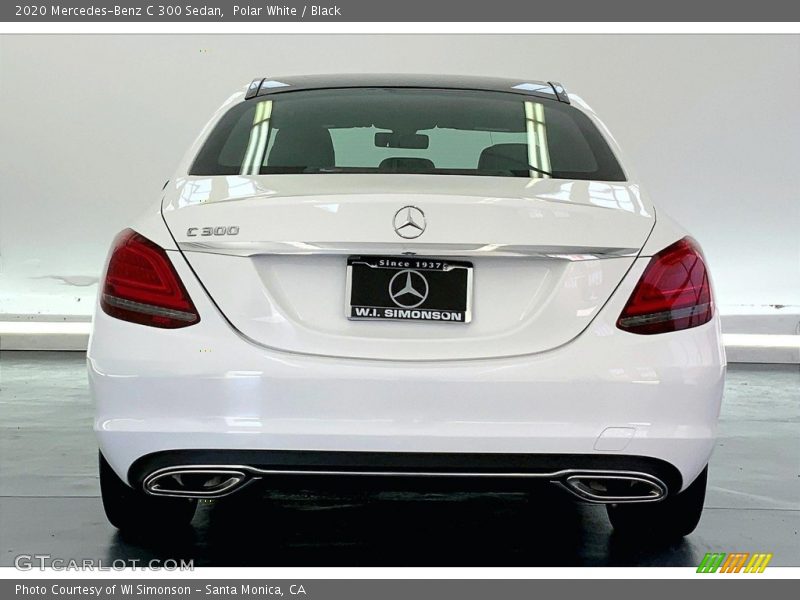 Polar White / Black 2020 Mercedes-Benz C 300 Sedan