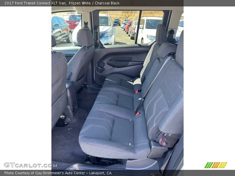 Frozen White / Charcoal Black 2017 Ford Transit Connect XLT Van