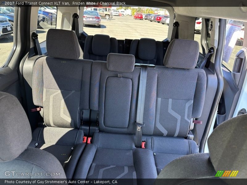Frozen White / Charcoal Black 2017 Ford Transit Connect XLT Van