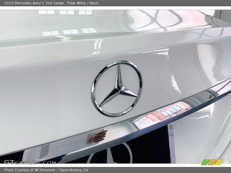 Polar White / Black 2020 Mercedes-Benz C 300 Sedan