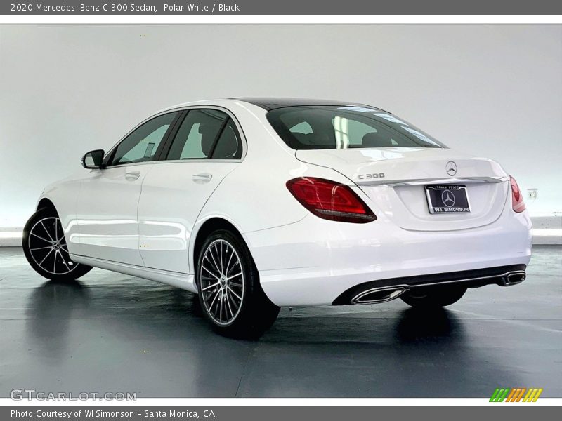 Polar White / Black 2020 Mercedes-Benz C 300 Sedan