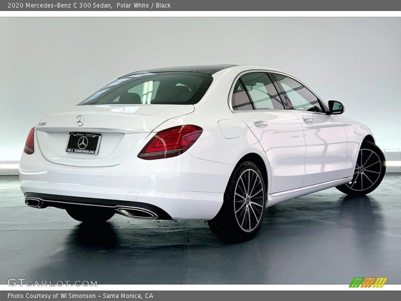 Polar White / Black 2020 Mercedes-Benz C 300 Sedan