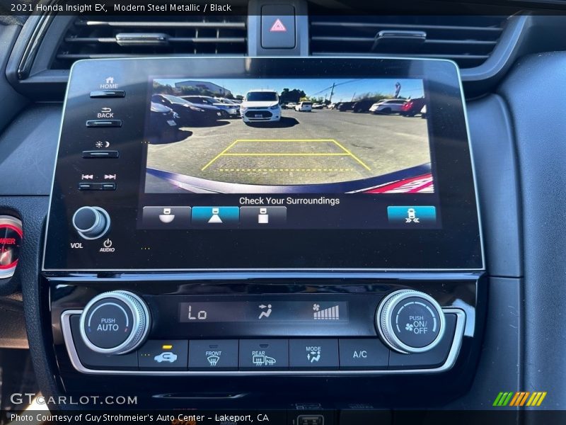 Modern Steel Metallic / Black 2021 Honda Insight EX