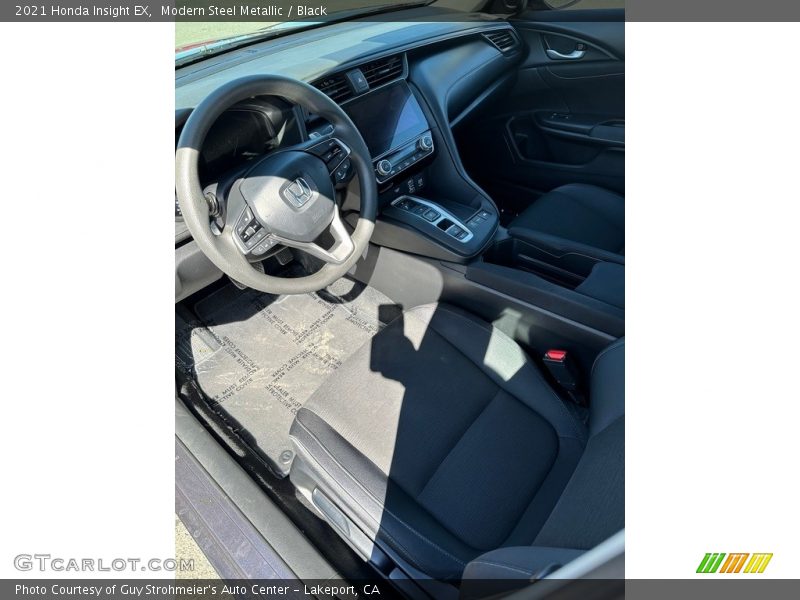 Modern Steel Metallic / Black 2021 Honda Insight EX