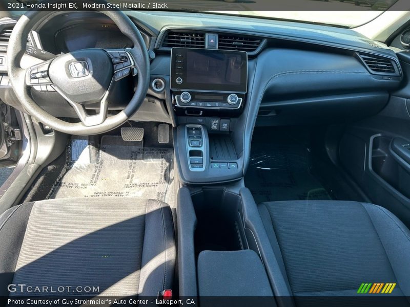 Modern Steel Metallic / Black 2021 Honda Insight EX