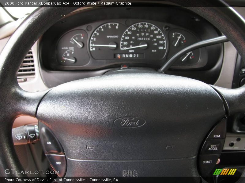 Oxford White / Medium Graphite 2000 Ford Ranger XL SuperCab 4x4