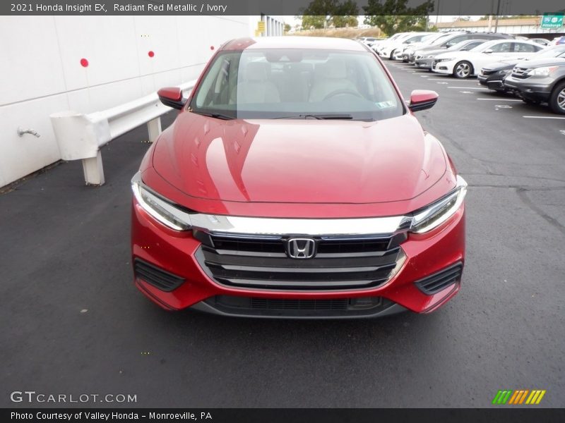 Radiant Red Metallic / Ivory 2021 Honda Insight EX