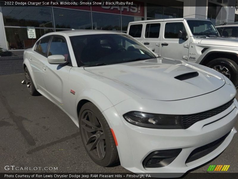 Smoke Show / Black/Ruby Red 2022 Dodge Charger Scat Pack Widebody