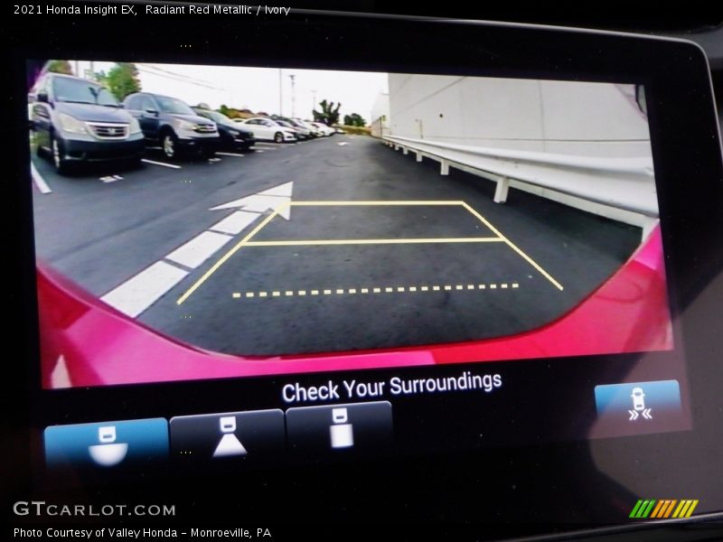 Radiant Red Metallic / Ivory 2021 Honda Insight EX