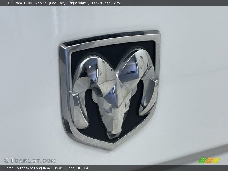 Bright White / Black/Diesel Gray 2014 Ram 1500 Express Quad Cab