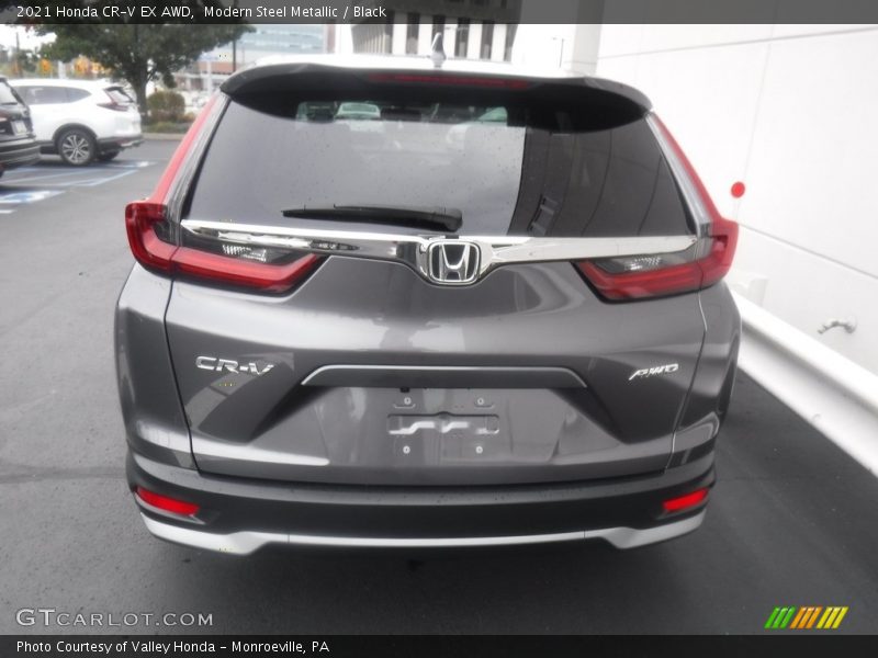 Modern Steel Metallic / Black 2021 Honda CR-V EX AWD