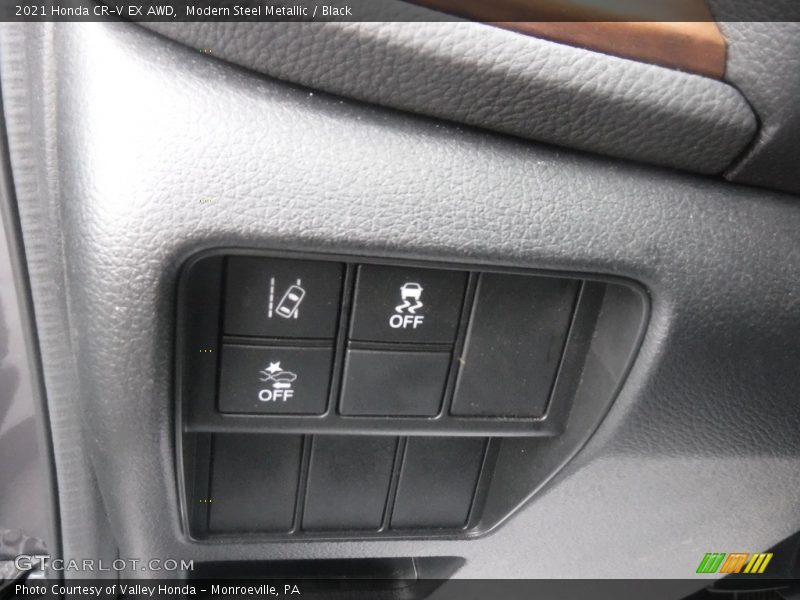 Modern Steel Metallic / Black 2021 Honda CR-V EX AWD