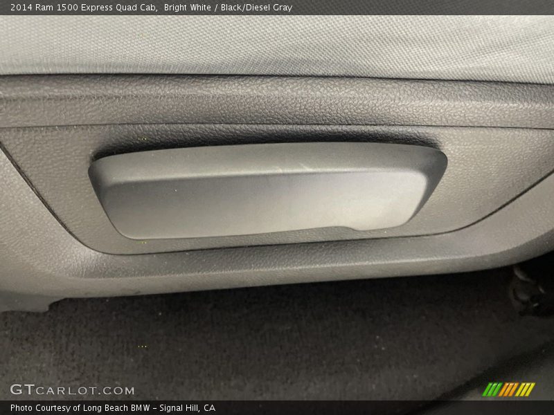 Bright White / Black/Diesel Gray 2014 Ram 1500 Express Quad Cab