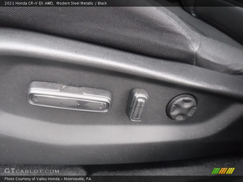Modern Steel Metallic / Black 2021 Honda CR-V EX AWD