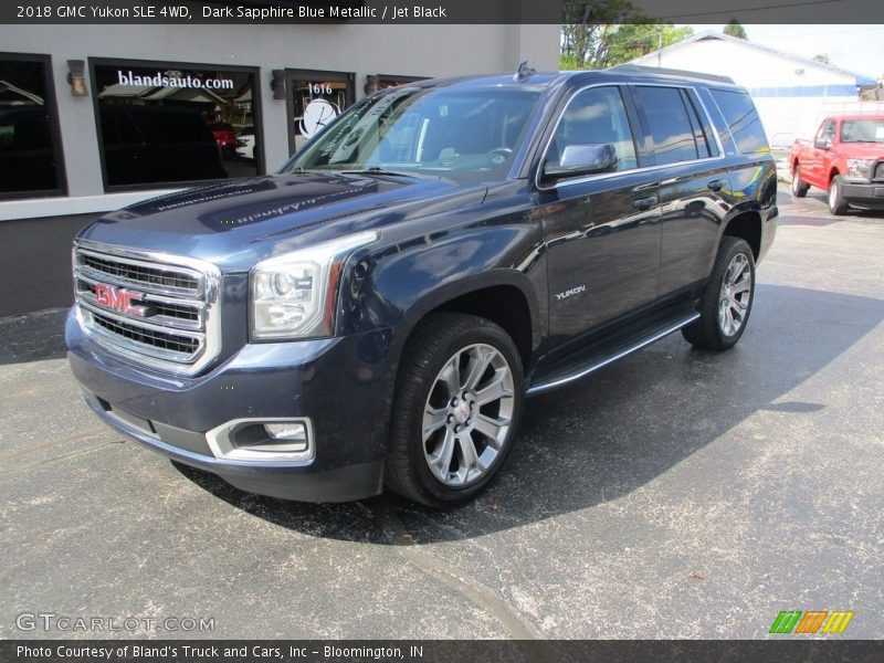 Dark Sapphire Blue Metallic / Jet Black 2018 GMC Yukon SLE 4WD