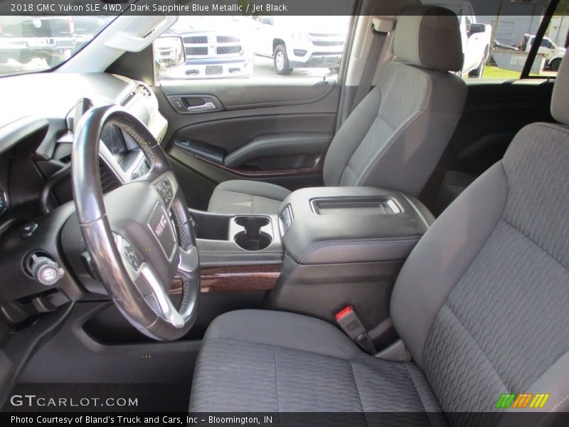 Dark Sapphire Blue Metallic / Jet Black 2018 GMC Yukon SLE 4WD