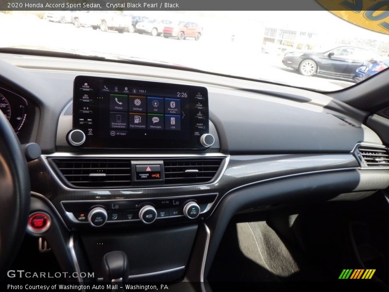 Crystal Black Pearl / Black 2020 Honda Accord Sport Sedan