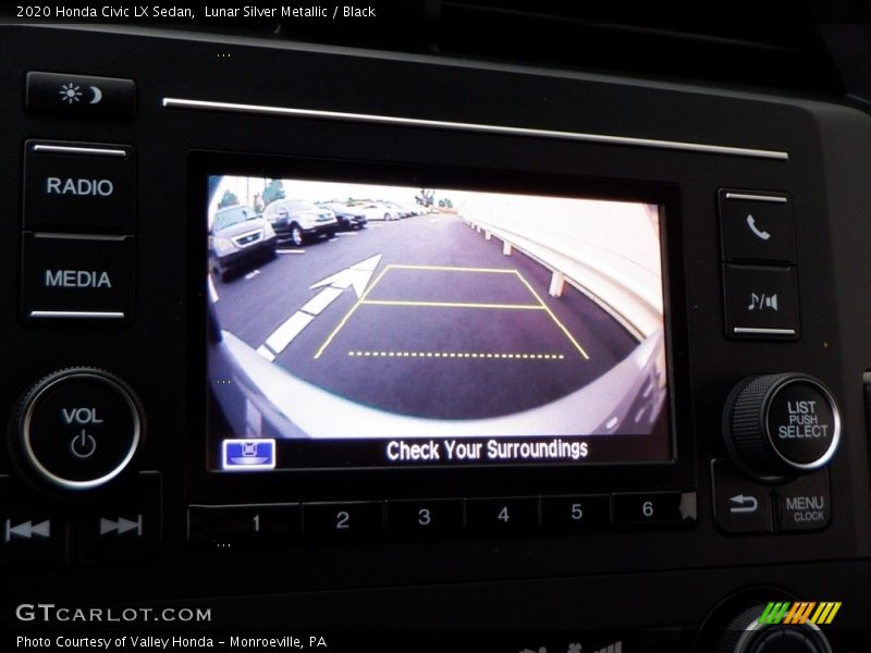 Lunar Silver Metallic / Black 2020 Honda Civic LX Sedan