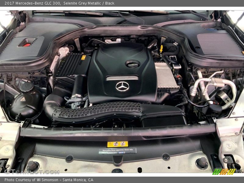Selenite Grey Metallic / Black 2017 Mercedes-Benz GLC 300