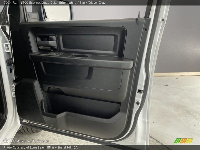 Bright White / Black/Diesel Gray 2014 Ram 1500 Express Quad Cab