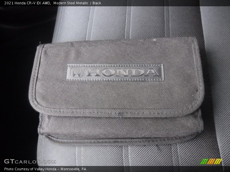 Modern Steel Metallic / Black 2021 Honda CR-V EX AWD