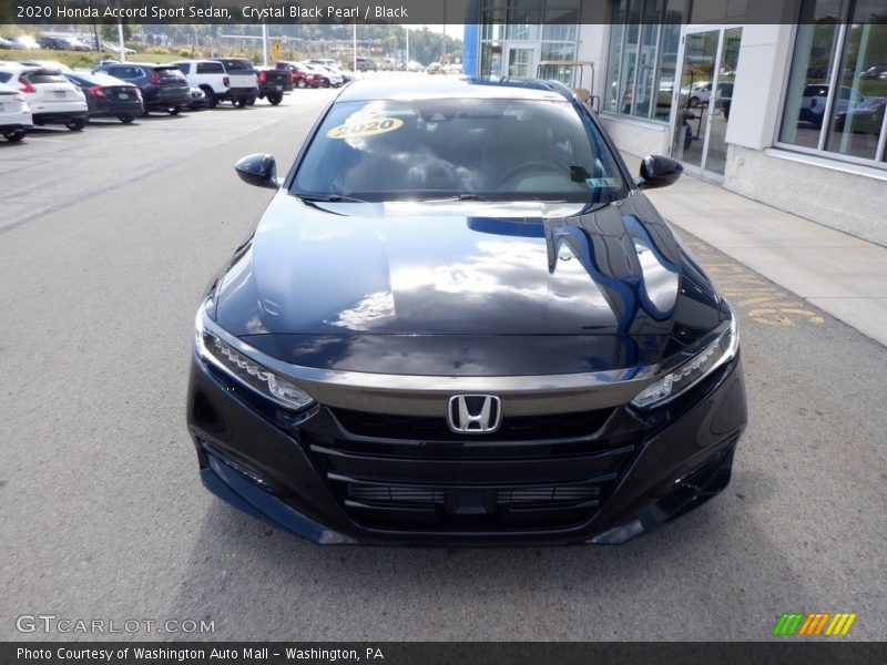 Crystal Black Pearl / Black 2020 Honda Accord Sport Sedan
