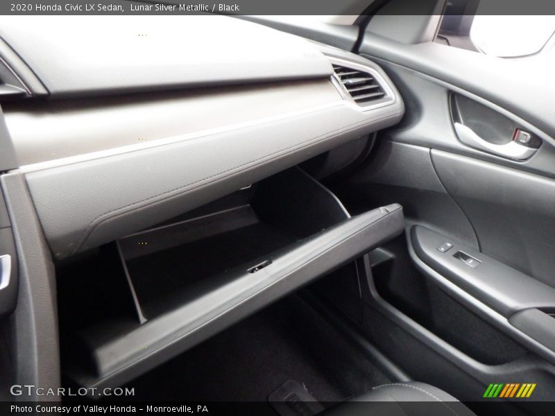 Lunar Silver Metallic / Black 2020 Honda Civic LX Sedan