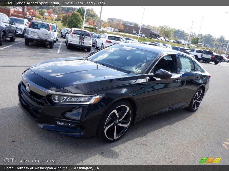Crystal Black Pearl / Black 2020 Honda Accord Sport Sedan