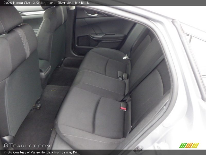 Lunar Silver Metallic / Black 2020 Honda Civic LX Sedan