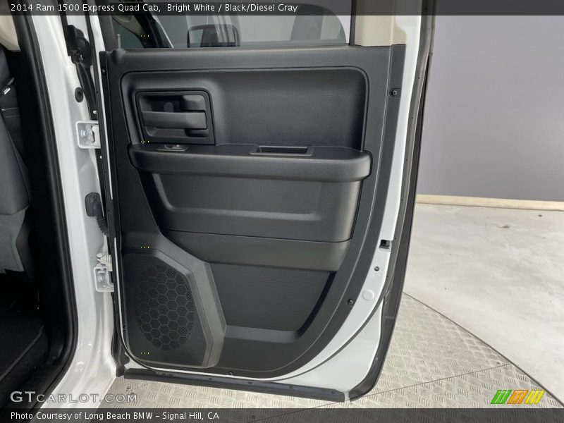 Bright White / Black/Diesel Gray 2014 Ram 1500 Express Quad Cab