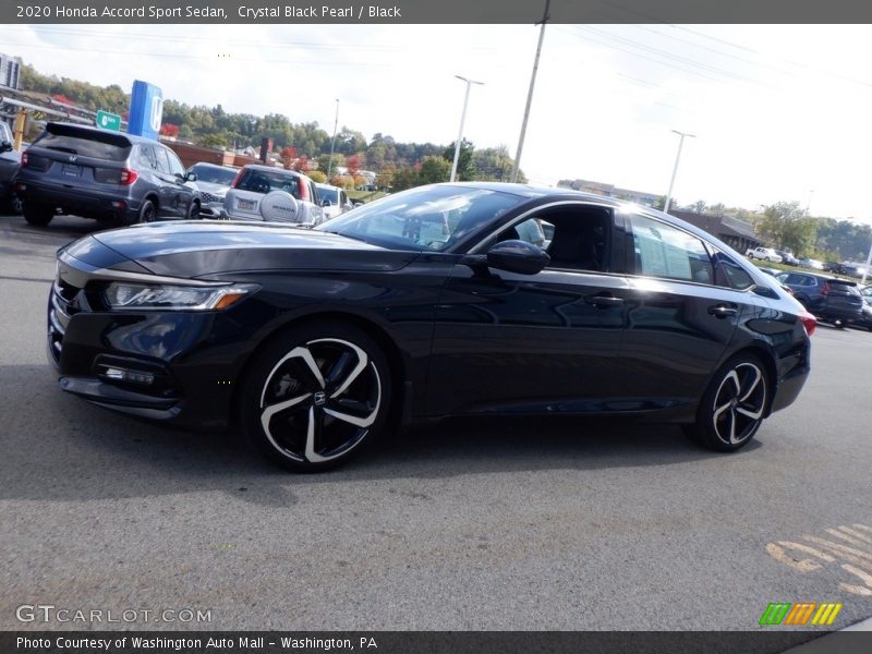 Crystal Black Pearl / Black 2020 Honda Accord Sport Sedan