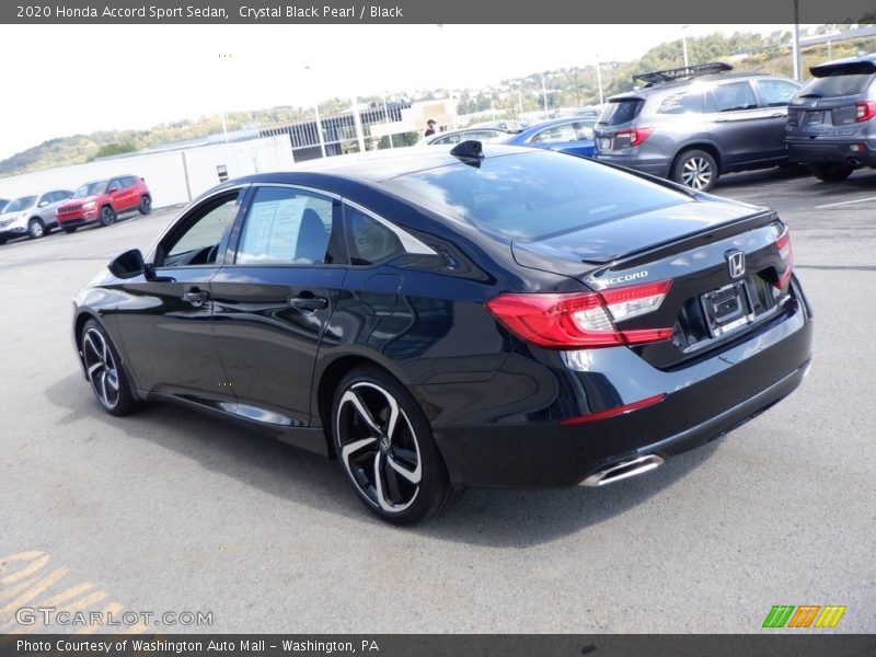 Crystal Black Pearl / Black 2020 Honda Accord Sport Sedan