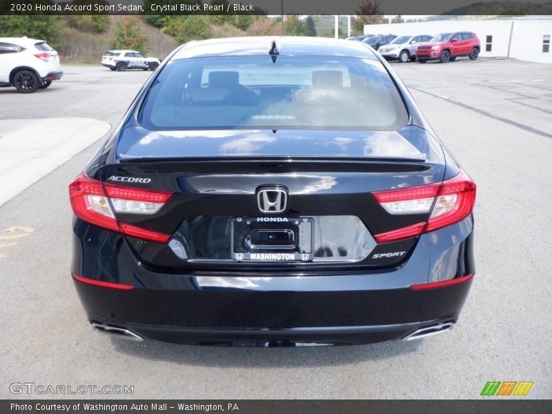 Crystal Black Pearl / Black 2020 Honda Accord Sport Sedan