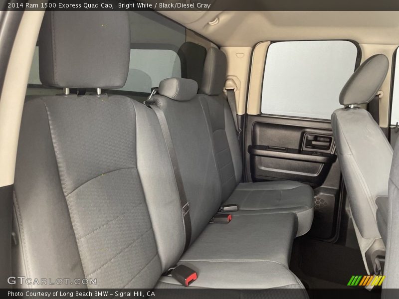 Bright White / Black/Diesel Gray 2014 Ram 1500 Express Quad Cab