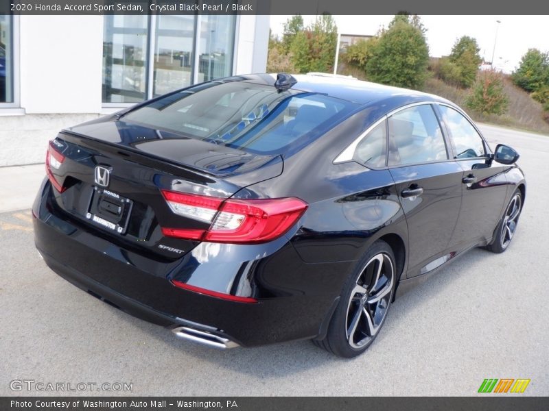Crystal Black Pearl / Black 2020 Honda Accord Sport Sedan