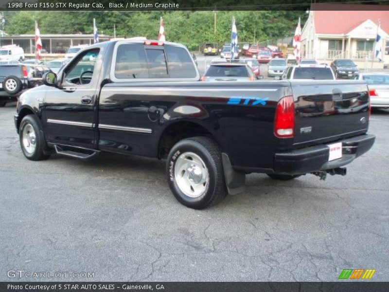 Black / Medium Graphite 1998 Ford F150 STX Regular Cab