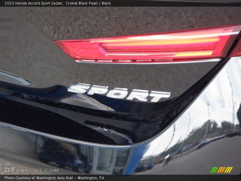 Crystal Black Pearl / Black 2020 Honda Accord Sport Sedan