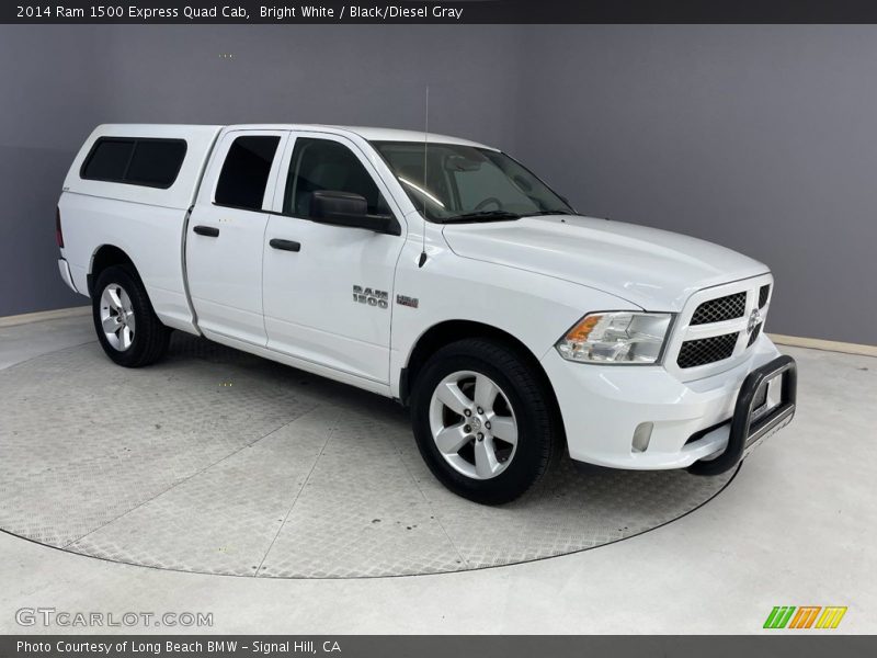 Bright White / Black/Diesel Gray 2014 Ram 1500 Express Quad Cab