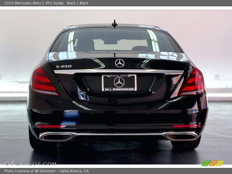 Black / Black 2020 Mercedes-Benz S 450 Sedan