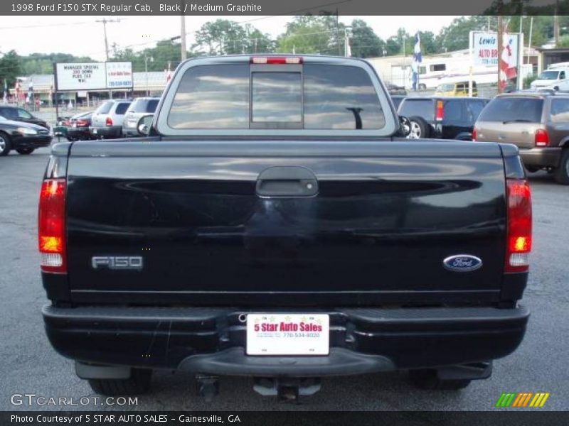 Black / Medium Graphite 1998 Ford F150 STX Regular Cab