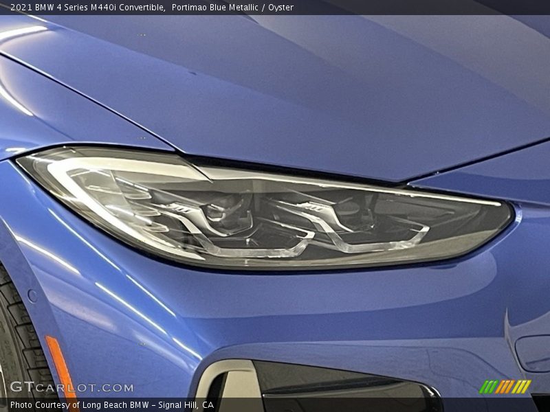 Portimao Blue Metallic / Oyster 2021 BMW 4 Series M440i Convertible