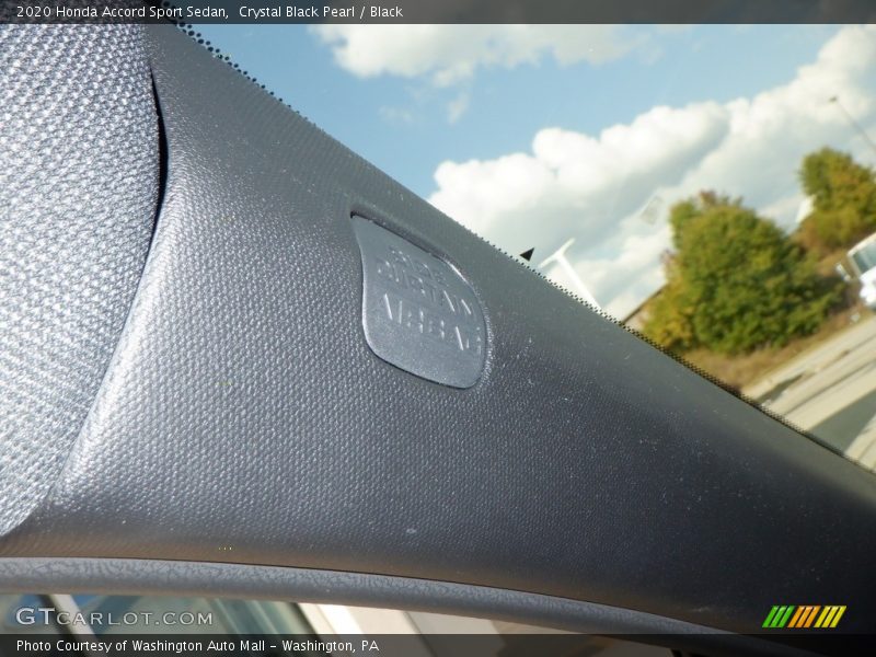 Crystal Black Pearl / Black 2020 Honda Accord Sport Sedan