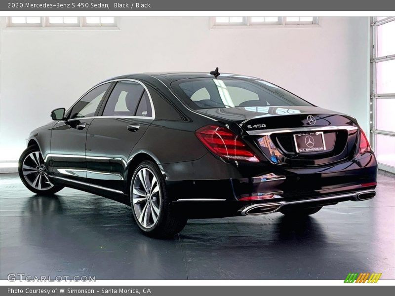 Black / Black 2020 Mercedes-Benz S 450 Sedan